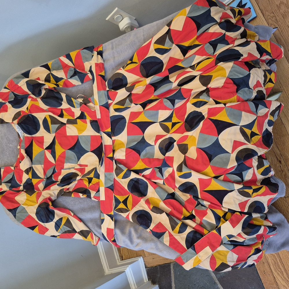 Colorful Geometric Pattern Dress